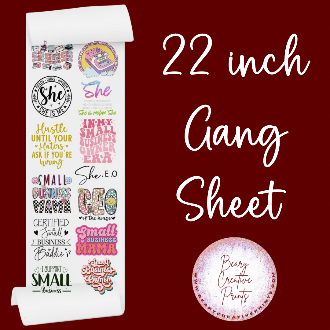 DTF Custom Transfer Gang Sheets