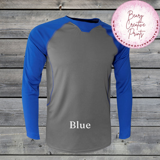 Royal Blue - Dri-Fit Baseball Shirt