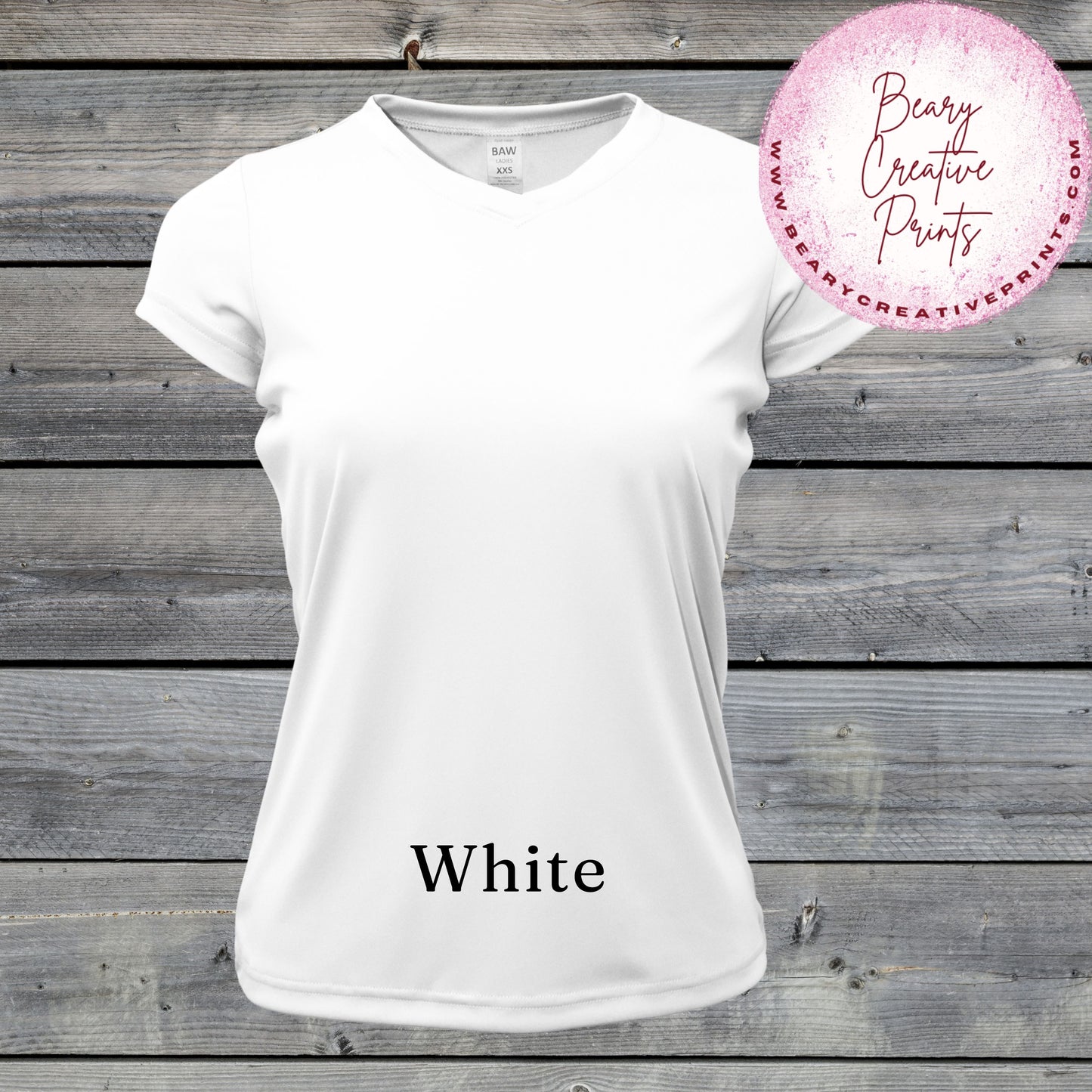 White - BAW Dri-Fit Women's