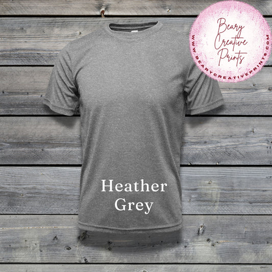 Heather Grey - BAW Dri-Fit Youth