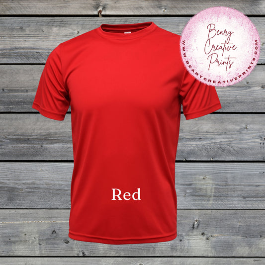 Red - BAW Dri-Fit Men's Crewneck