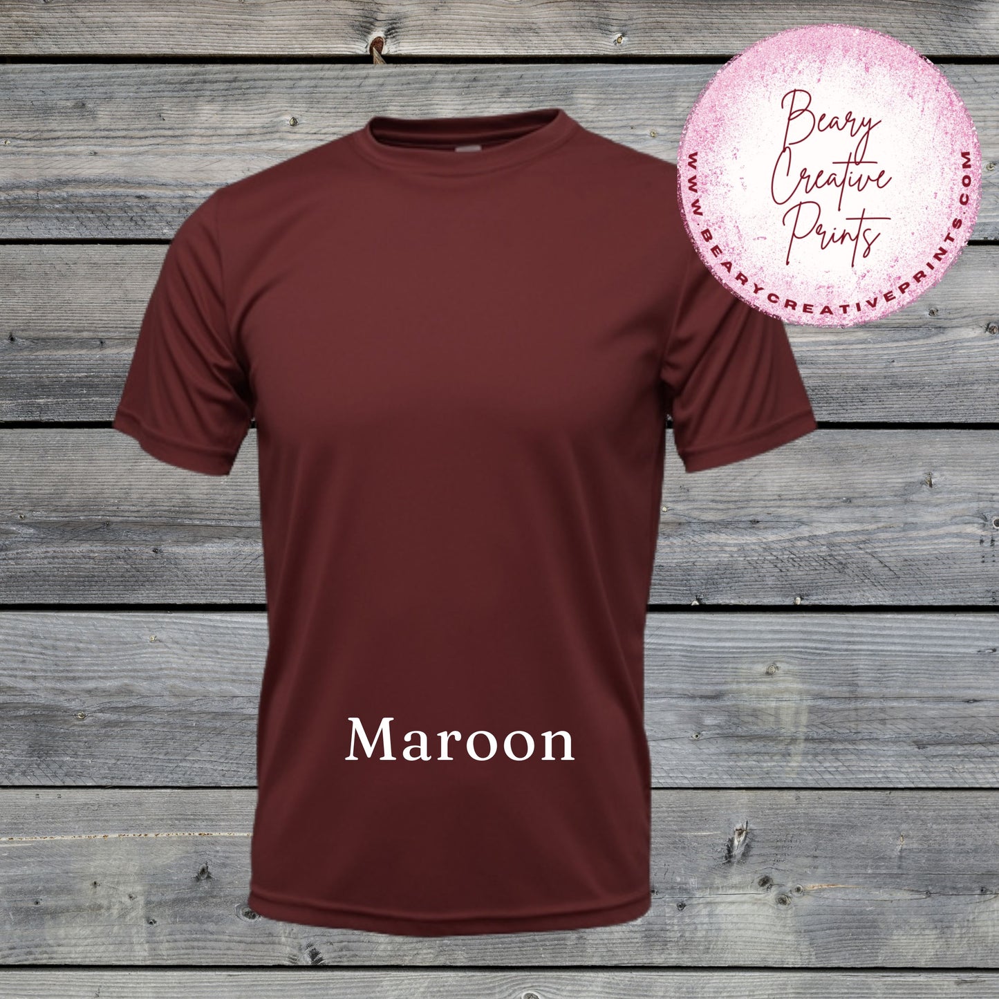 Maroon - BAW Dri-Fit Youth