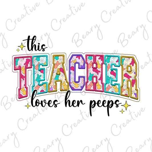 This Teacher Loves Her Peeps