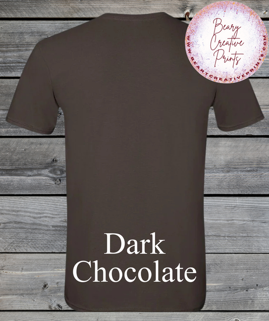 Dark Chocolate- Gildan Softstyle