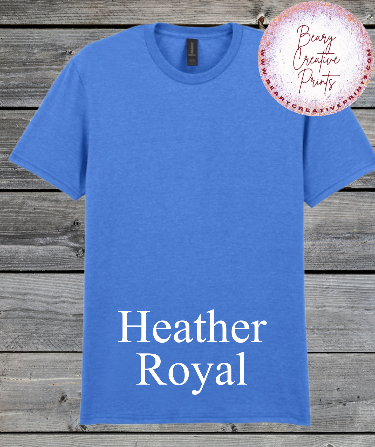Heather Royal - Gildan Softstyle