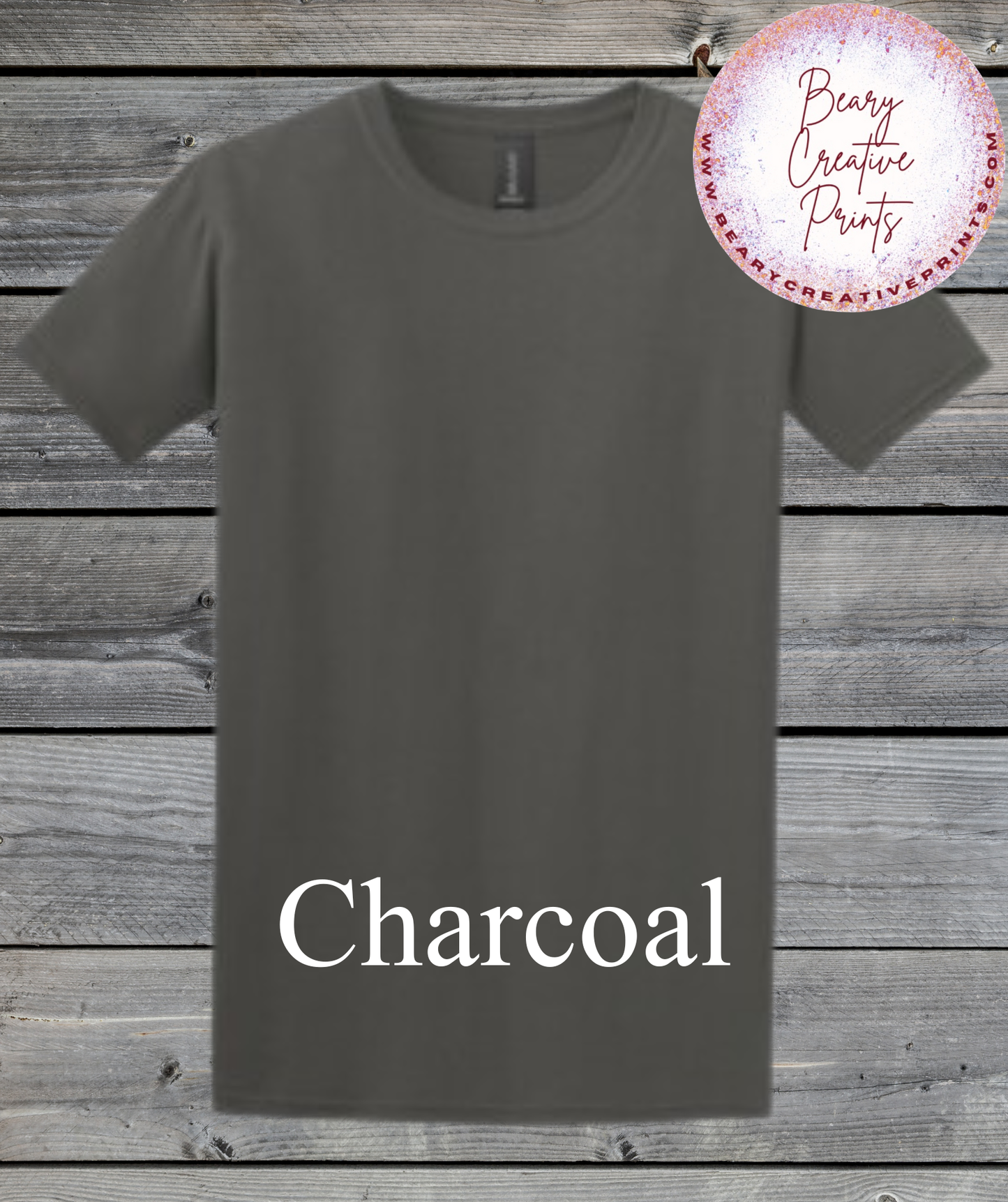 Charcoal- Gildan Softstyle