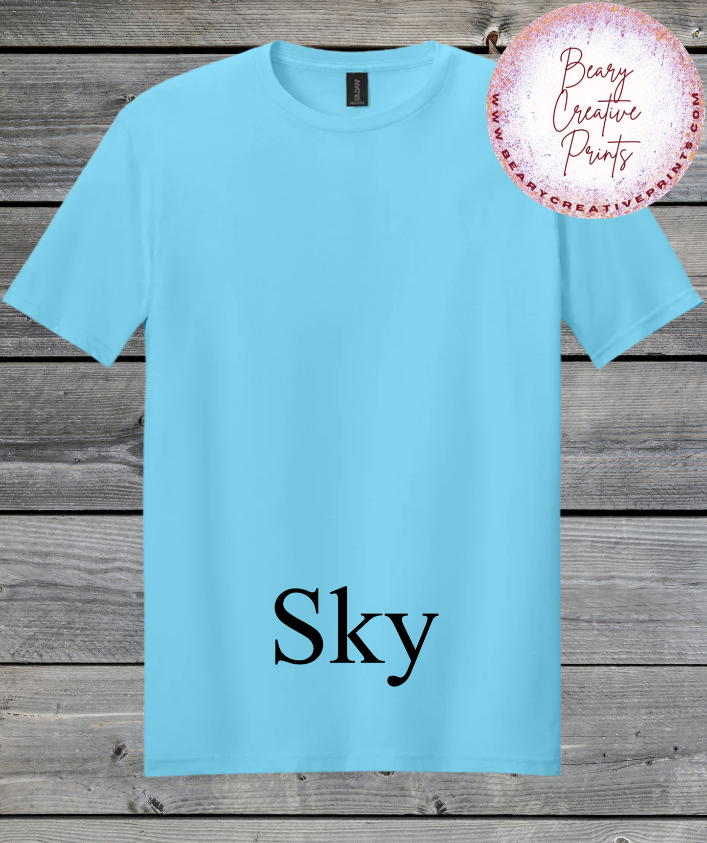 Sky- Gildan Softstyle