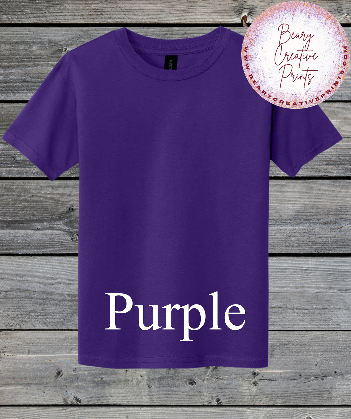 Purple- Gildan Softstyle