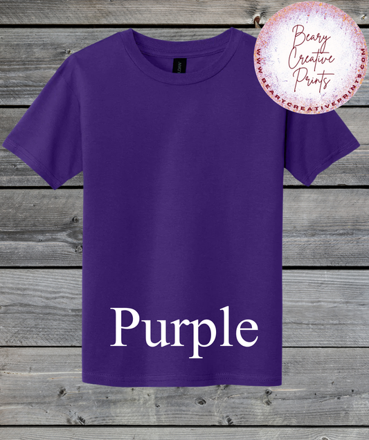 Purple- Gildan Softstyle