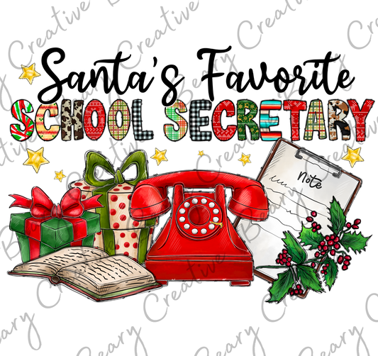 Santa's Favorite School Secretary