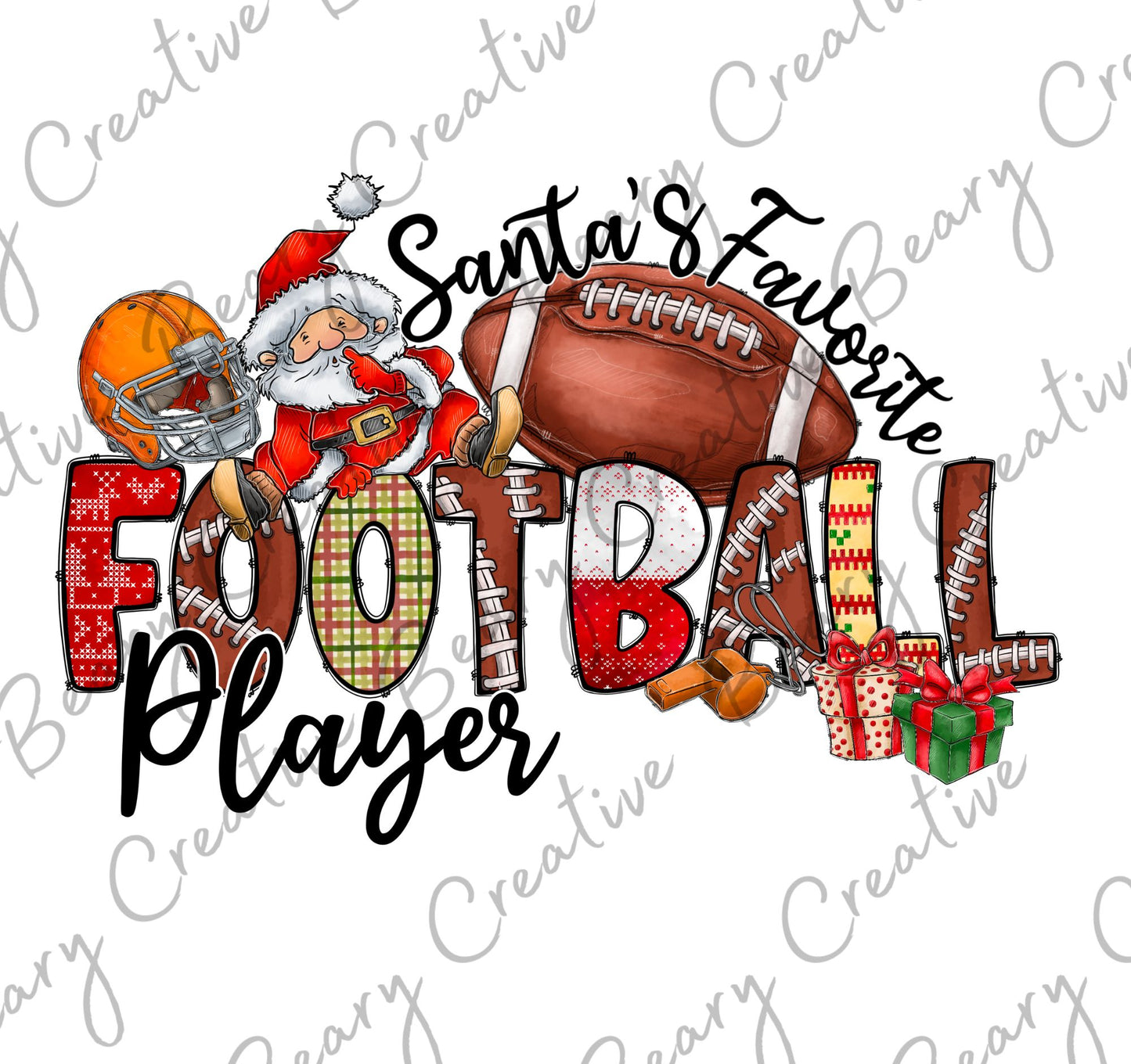 Santa's Favorite Football Player