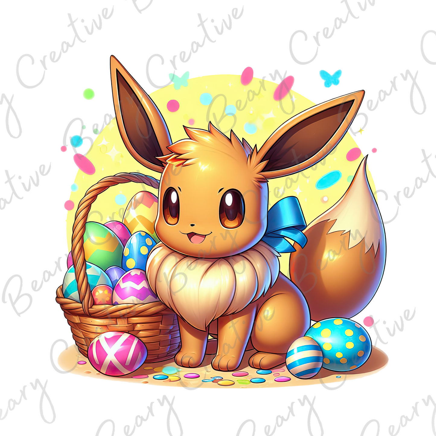 Pokemon Inspired DTF Eevee