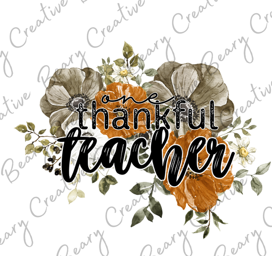 One Thankful Teacher